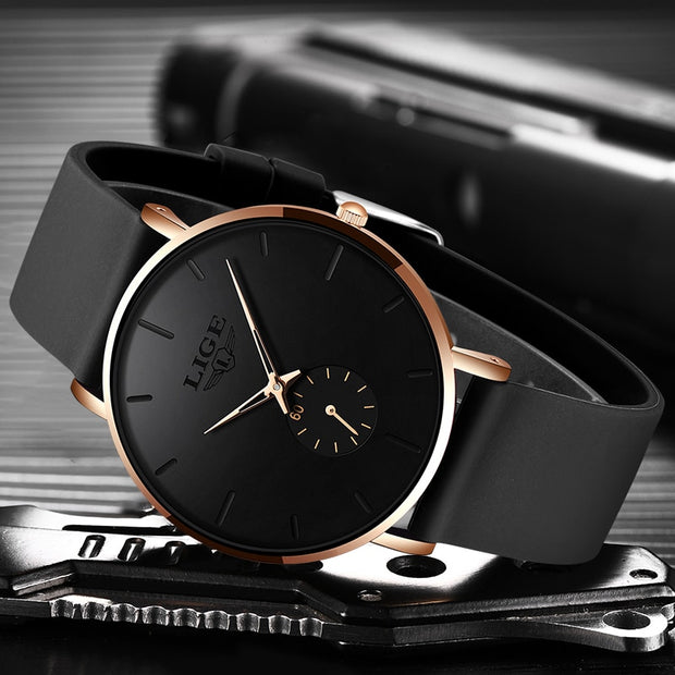 Stylish Men's Watch, Luxury Sport, Ultra-Thin