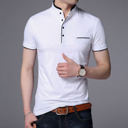 Men's Slim Fit, Breathable Cotton Polo Shirt