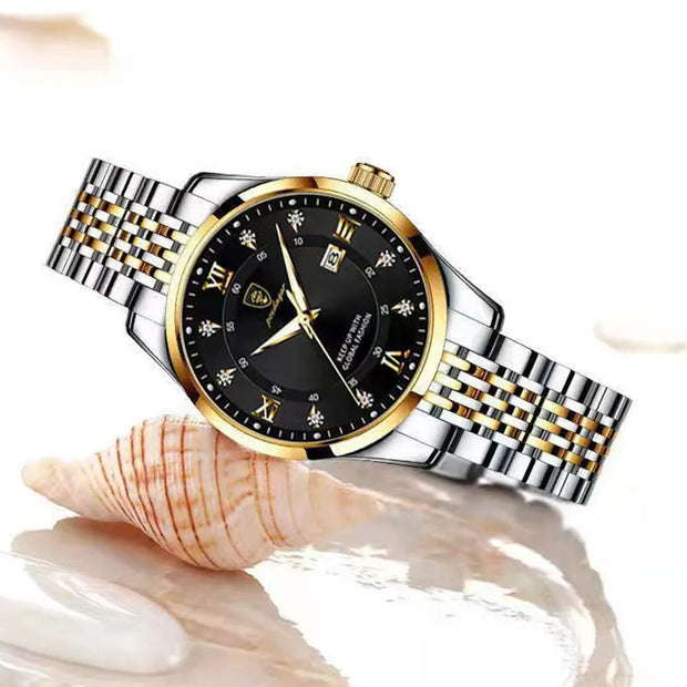 Rose Gold Stainless Steel Women's Fashion Watch