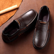 Genuine Leather Men's Loafers Offer a Timeless Style and The Convenience of a Slip-on Casual Shoe.