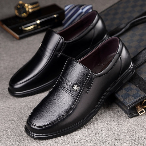 Handcrafted Genuine Leather Men's Slip-On Loafers - Business or Casual Shoes