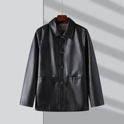 Designer Men's Leather Jacket - Top-Grade